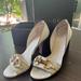 Gucci Shoes | Gucci Horsebit Heels, Size 7.5us | Color: Brown/White | Size: 7.5