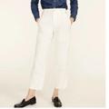 J. Crew Jeans | J. Crew High Rise Patch Pocket Cropped Jean Size 31 Petite | Color: White | Size: 31p