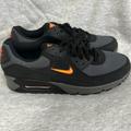 Nike Shoes | Men’s Nike Air Max 90 Jewel Swoosh Casual Shoes | Color: Black/Orange | Size: 11