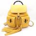 Gucci Bags | Gucci Gucci Backpack Bamboo Fringe Leather Yellow Ladies 370833 | Color: Yellow | Size: Os