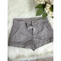 American Eagle Outfitters Shorts | American Eagle Gray Size 30 Cotton Shorts Pockets Juniors Zip Up Casual Fit | Color: Gray | Size: 30