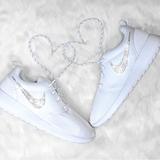 Nike Shoes | Custom Nike Roshe Running Shoes | Color: White | Size: 7