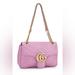 Gucci Bags | Gucci Pink Leather Gg Marmont Shoulder Bag | Color: Pink | Size: Os