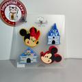 Disney Kitchen | Disney Parks Castle Food Bag Clips | Color: Blue/Red | Size: Up To: 3 1/2'' H X 3 1/2'' W X 2'' D