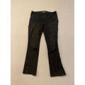 Ralph Lauren Jeans | Lauren Ralph Lauren Jeans Women Size 6 Black Denim Flared Bedazzled Open Leg | Color: Black | Size: 6