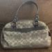 Coach Bags | Coach Penelope F14695 Light Gray Signature Jacquard 3 Sections Shoulder Bag | Color: Gray/Silver | Size: Os