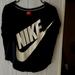 Nike Tops | Euc Nike Workout Top. Black, Small. | Color: Black/White | Size: S