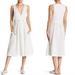 Free People Dresses | Free People Diana Striped Midi Dress Size Xsmall | Color: Black/White | Size: Xs