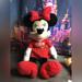 Disney Toys | Disney Minnie Mouse Holiday Plush 22 Inch -Preowned | Color: Black/Red | Size: 22 Inches