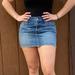 Levi's Skirts | Levi Strauss And Co. Y2k Elena Gilbert Style Mini Jean Skirt | Color: Blue | Size: 28”
