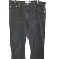Levi's Jeans | Levi's 505 Regular Fit Denim Jeans 40x30 Black With Fade Distressed | Color: Black/Red | Size: 40
