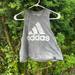 Adidas Tops | Adidas Crop Sleeveless T-Shirt. | Color: Gray/White | Size: L