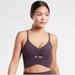 Athleta Intimates & Sleepwear | Athleta Womens Cinched Longline Soft Purple Sports Bra Size Xs Lounge | Color: Purple | Size: Xs