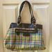 Coach Bags | Coach Penelope Tattersall Plaid Wool Shoulder Bag | Color: Gray | Size: Os