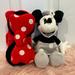 Disney Accessories | Disney Headband & Minnie Mouse Character | Color: Gray/Red | Size: Osg