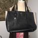 Kate Spade Bags | Kate Spade Leather Tote Bag | Color: Black/Silver | Size: Large