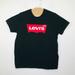 Levi's Shirts | Levi's Men's Xl T-Shirt Black Solid Logo Graphic Print Short Sleeve Tee Nwt Cb7 | Color: Black | Size: Xl