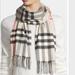 Burberry Accessories | Burberry Giant Check Cashmere Scarf, Gift Box, New With Tags | Color: Cream/White | Size: Os