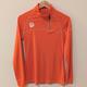 Columbia Tops | Clemson Tigers Orange Quarter Zip Columbia Golf Long Sleeve Shirt Size Small | Color: Orange/White | Size: S