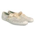 Kate Spade Shoes | Kate Spade X Keds: Women's Champion Cream Kate Spade Glitter Sneaker - Size 6 | Color: Cream/White | Size: 6