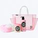 Pink Victoria's Secret Bags | 9 Pc Victoria's Secret Bundle | Color: Pink | Size: 11.8" L X 6.5"