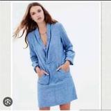 Free People Dresses | Free People Done Up In Denim Mini Dress. Sz M | Color: Blue | Size: M