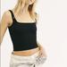 Free People Tops | Free People Nwt Square One Seamless Cami Black M/L | Color: Black | Size: M