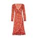Free People Dresses | Free People Convent Garden Red Floral Dress | Color: Red | Size: 10