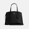Coach Bags | Coach Womens Polished Pebble Leather Charlie Carryall Li/Black One Size 25137-L | Color: Black | Size: Os