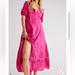 Free People Dresses | Free People Lisa Lace Midi Dress | Color: Pink | Size: S