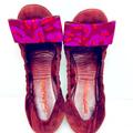 Louis Vuitton Shoes | Louis Vuitton Suede Burgundy Flats | Color: Pink/Purple | Size: 38eu
