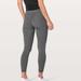 Lululemon Athletica Pants & Jumpsuits | Lululemon Gray Heathered Black High Waisted Wunder Under Size 6 | Color: Gray/White | Size: 6