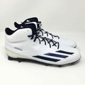 Adidas Shoes | Adidas Adizero White Blue Football Cleats Us 17 Mens | Color: Blue/White | Size: 17