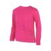 Adidas Shirts & Tops | Adidas Big Girls Long Sleeve French Terry Crewneck Top,Real Magenta,X-Large | Color: Pink | Size: Xl