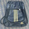Adidas Bags | Adidas Gym Bag Black And Gold | Color: Black/Gold | Size: Os