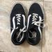 Vans Shoes | Black And White Low Top Vans- Womens Size 7.5 | Color: Black | Size: 7.5