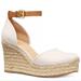 Michael Kors Shoes | Michael Kors Kendrick Espadrille Wedge Sandals Light Cream 9.5 | Color: Cream | Size: 9.5