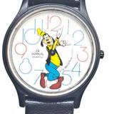 Disney Accessories | Disney X Lorus Vtg Goofy Plastic Watch | Color: Blue/Yellow | Size: Os