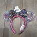 Disney Accessories | Disney Sequin Confetti Headband, One Size, Nwt | Color: Pink | Size: Osg