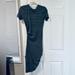 Athleta Dresses | Guc Athleta Midi Asymmetrical Dress - Xxs | Color: Black/Gray | Size: Xxs