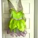 Disney Costumes | Disney Tinker Bell Costume Size 3t With Light Up Wings | Color: Green/Purple | Size: 3t