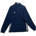 Adidas Jackets & Coats | Adidas Climawarm Mens Sz Small Long Sleeve Half Zip Fleece Jacket Blue Dark Wash | Color: Blue | Size: S