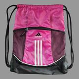 Adidas Bags | Adidas Alliance Ii Cinch Sack Drawstring Backpack Sling Gym Bag Pink Black | Color: Black/Pink | Size: Os