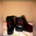 Zara Shoes | Ankle Boots; Very Pretty, Nice Casual Ankle Boots With Silver Buckle Detail | Color: Black/Silver | Size: 7.5