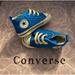 Converse Shoes | Baby Converse Crib Shoe, Euc, Size 2. | Color: Blue | Size: 2bb
