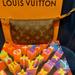 Louis Vuitton Bags | Bucket Monogram Pochette Louis Vuitton W/New Crossbody Coach Chain | Color: Brown/Cream | Size: Os