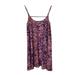 Free People Dresses | Intimately Free People Paisley Lightweight Tank Dress Swing Womens Xs | Color: Pink/Purple | Size: Xs