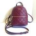 Kate Spade Bags | Kate Spade Mini Natalia Quilted Leather Convertible Backpack Cherrywood $339 | Color: Gold | Size: Os