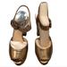 Michael Kors Shoes | Michael Kors London Open Toe Platform Heels Patent Bronze | Color: Tan | Size: 8