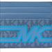 Michael Kors Accessories | Michael Kors Cooper Graphic Logo Tall Card Case Denim Multi Nwt | Color: Blue | Size: Os